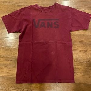 Medium Men’s Maroon VANS T-Shirt